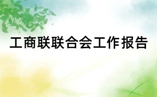 工商聯聯合會工作報告