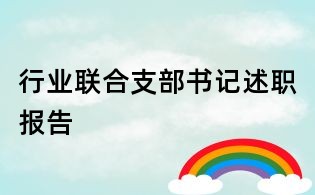 行業聯合支部書記述職報告