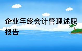 企業(yè)年終會計管理述職報告