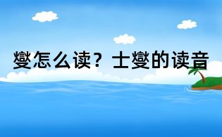 燮怎么讀？士燮的讀音