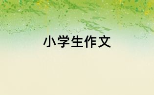 小學生作文